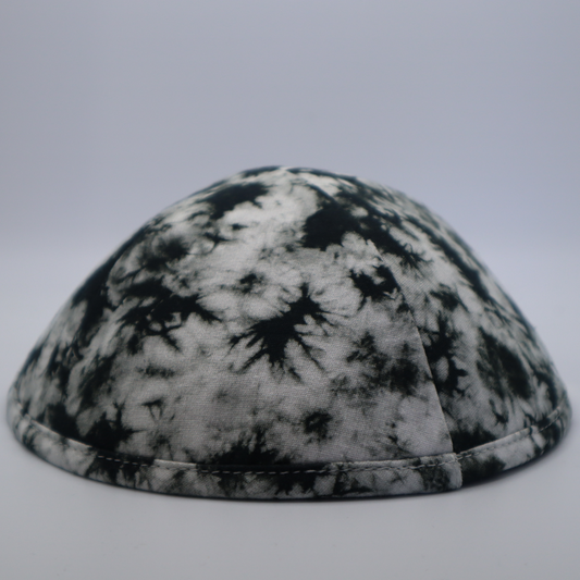 Tie Dye Grayscale Kippah