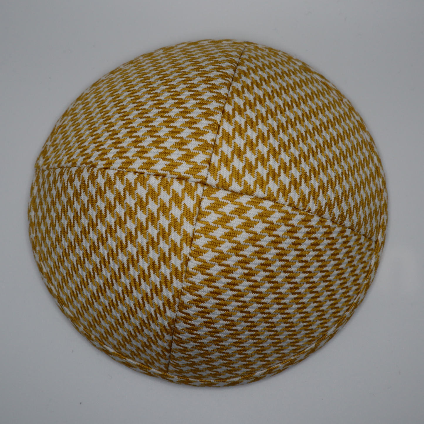 Gold & White Pattern Kippah