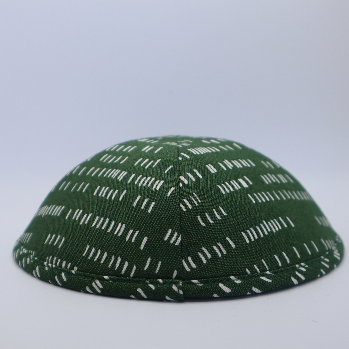 Tally Marks Green Kippah